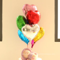 Ballons de couleur pure de 18 pouces LOVE COEUR ROUGE BALLON BALLO